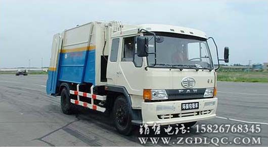 解放單橋壓縮式垃圾車 解放單橋壓縮式垃圾車